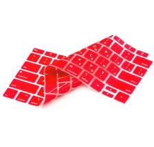 Красная силиконовая накладка на клавиатуру для Macbook Air 13 2018 - 2019 (US) – фото 3