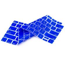 Синяя силиконовая накладка на клавиатуру для Macbook Air 13 2018 - 2019 (US) – фото 3