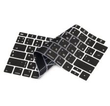 Черная силиконовая накладка на клавиатуру для Macbook Air 13 2018 - 2019 (US) – фото 3