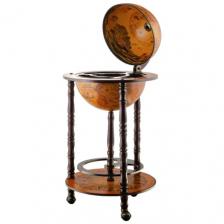 Глобус-бар Shenzhen Jufeng Handicraft Карл IV Красивый, 33 см, коричневый