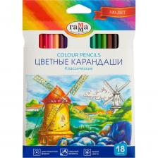 Цветные карандаши серии "Классическая" в удобной упаковке-конверте и креативном дизайне созданы специально для детей, которые уже чувствуют себя настоящими художниками. Шестигранный корпус из мягкой натуральной древесины легко точить. Проклеенный ударопрочный грифель не крошится во время рисования и не ломается даже после падения. За яркость и высокую укрывистость отвечают качественные пигменты в составе. Ребенку не придется сильно давить на карандаш — рисунок получится ярким и равномерно закрашенным. Диаметр грифеля - 2,9 мм.