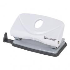 Дырокол BRAUBERG Original 10 листов 1 шт. 10 см белый 1 шт.