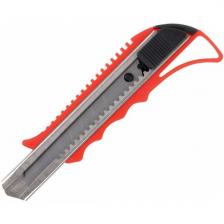 Нож канцелярский STAFF Profit 18 мм, усиленный, металлические направляющие, автофиксатор, 1 шт. (STAFF 237083)