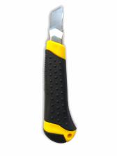 Нож строительный / канцелярский нож желтый 18мм – фото 1