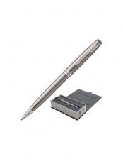 Ручка шариковая PARKER Sonnet Core Stainless Steel CT, корпус серебристый, палладиевые детали, черная, 1931512