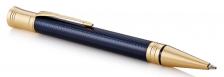 PARKER шариков. Duofold K307 Prestige Blue Chevron GT M черн. черн. подар.кор.