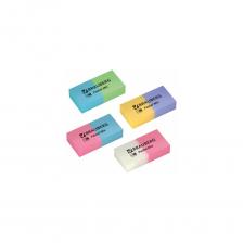 Набор ластиков 24 шт в упаковке BRAUBERG "Pastel Mix" 6 шт. цвета ассорти 44*21*10мм экологичный ПВХ 229597