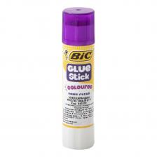 Клей-карандаш канцелярский Bic фиолетовый 8 г