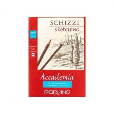 Альбом Fabriano Accademia Schizzi Sketching для рисования, 14.8x21см, 120г/м2, 50л, склейка по короткой стороне (Fabriano 41121421)