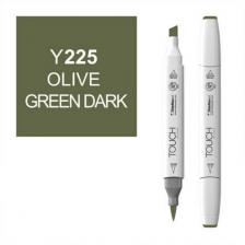 Маркер спиртовой ShinHanart Touch Twin Brush Y225 Olive Green Dark (1210225)