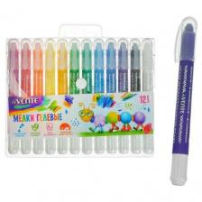 Мелки для рисования гелевые для детей ультрамягкие 12 цветов