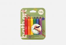 Мелки для рисования в ванной BATH ART 6 шт HAPPY BABY