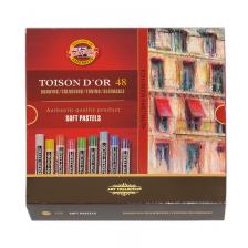 Пастель сухая Koh-I-Noor Toison D'or Soft круглая 48 цветов