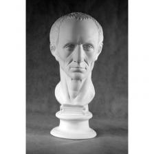 Statuya Модель гипсовая голова Гай Юлий Цезарь 22x26x51 см