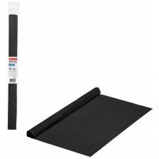 Цветная бумага крепированная плотная в рулоне BRAUBERG, 50х250 см, 1 л., 32 г/м2 50х250 см, 1 л., черный