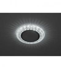 Светильник DK LD22 SL/WH декор cо светодиодной подсветкой Gx53 прозр. ЭРА Б0029625