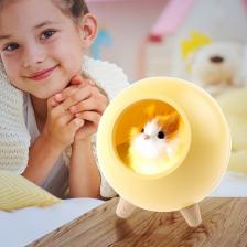 NLED-468-1W-Y Детский ночник - светильник светодиодный ЭРА NLED-468-1W-Y хомяк желтый, цена за 1 шт