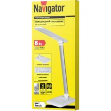 Настольная лампа Navigator 71 571 NDF-D012-8W-5K-WH-LED на основании, белый, цена за 1 шт.