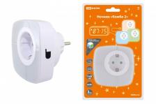 Tdm Ночник Комбо 2, 12LED, 55 лм/Вт, датчик освещения, 220 В, SQ0357-0028 1 шт