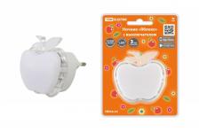 Tdm Ночник Яблоко с выключателем, 0,3 Вт, 220 В SQ0357-0033 1 шт
