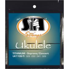 Струны SIT UK110S-TI Ukulele Standard Black (Soprano / Concert)