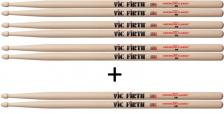 VIC FIRTH P5B.3-5B.1 Барабанные палочки, материал орех, деревянные наконечники (4 пары по цене 3х) VIC FIRTH P5B.3-5B.1 Барабанные палочки, материал орех, деревянные наконечники (4 пары по цене 3х)