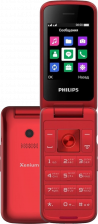 Кнопочный телефон Philips Xenium E255 Red