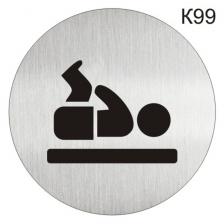 Информационная табличка «Комната матери и ребенка» надпись на дверь пиктограмма K99
