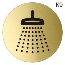Информационная табличка «Душевая кабина, ванная комната» пиктограмма K9 – фото 1