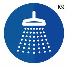 Информационная табличка «Душевая кабина, ванная комната» пиктограмма K9 – фото 4