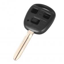 Ключ Toyota Тойота, 3 кнопки (корпус, лезвие), аналог