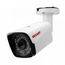 Цилиндрическая уличная камера AHD 2.0Мп Full HD 1920x1080 (1080P), объектив 3.6мм, ИК до 30м REXANT, цена за 1 шт