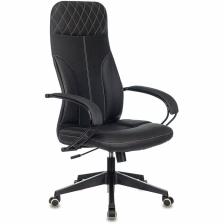 Кресло для руководителя Бюрократ CH-608/ECO/BLACK, экокожа, цвет черный