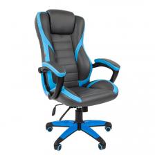 Компьютерное кресло Chairman GAME 22 Grey-Light Blue