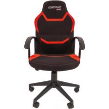Кресло игровое Chairman Game 9 красное/черное (ткань, пластик) – фото 1