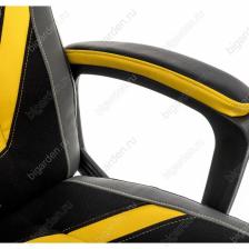 Компьютерное кресло BENS серое/черное/желтое – фото 3