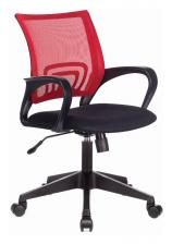 Офисная мебель Бюрократ CH-695N/R/TW-11 (Office chair CH-695N red TW-35N seatblack TW-11 mesh/fabric cross plastic)
