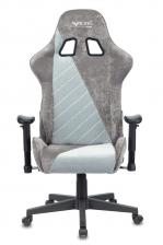 Офисная мебель Zombie VIKING X GREY (Game chair VIKING X Fabric grey/l.blue headrest cross plastic) – фото 3