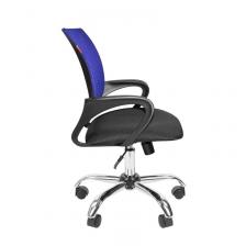 Кресло офисное Easy Chair 304 синее/черное (сетка/ткань, металл) – фото 2