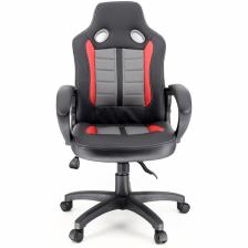 Игровое кресло EVERPROF Forsage ТМ, экокожа/ткань, цвет черный/красный – фото 1