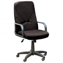 Кресло офисное "Менеджер", ткань, монолитный каркас, черное С-11