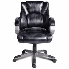 Кресло для руководителя BRABIX Eldorado EX-504, экокожа, черное – фото 1