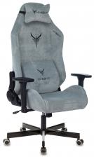 Офисная мебель N1 SKY (Game chair Knight N1 Fabric grey/l.blue Light-28 headrest cross metal)