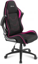 Игровое кресло Sharkoon Elbrus 1 Черно-розовое – фото 3