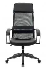 Офисная мебель Бюрократ CH-608/BLACK (Office chair CH-608 black TW-01 seatblack TW-11 eco.leather/gauze headrest cross plastic) – фото 1