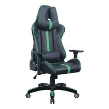 Кресло компьютерное BRABIX "GT Carbon GM-120", две подушки, экокожа, черное/зеленое, 531929 Кресло компьютерное BRABIX "GT Carbon GM-120", две подушки, экокожа, черное/зеленое, 531929