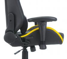 Офисная мебель Zombie HERO CYBERZONE PRO (Game chair HERO CYBERZONE PRO black/yellow eco.leather headrest cross plastic) – фото 3