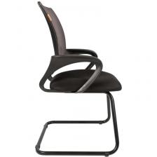 Конференц-кресло Chairman 696 V серое/черное (сетка/ткань, металл черный) – фото 2