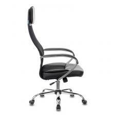 Кресло для руководителя Бюрократ CH-608SL черное (искусственная кожа/сетка/ткань, металл) – фото 2