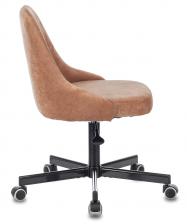 Офисная мебель Бюрократ CH-340M/VELV90 (Office chair CH-340M light brown Velvet 90 cross metal) – фото 2
